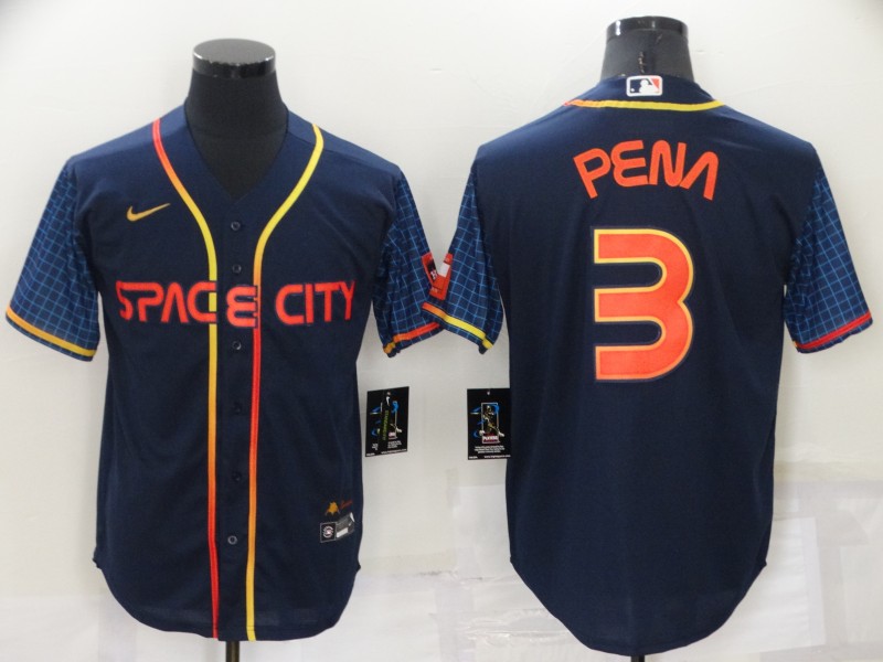 Astros 3 Jeremy Pena Navy Nike 2022 City Connect Cool Base Jerseys,We sell and wholesale Astros 3 Jeremy Pena Navy Nike 2022 City Connect Cool Base Jerseys on line form chian!